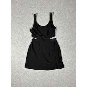 Outdoor Voices Athletic Skort Black Court Cut-Out Dress Size Medium